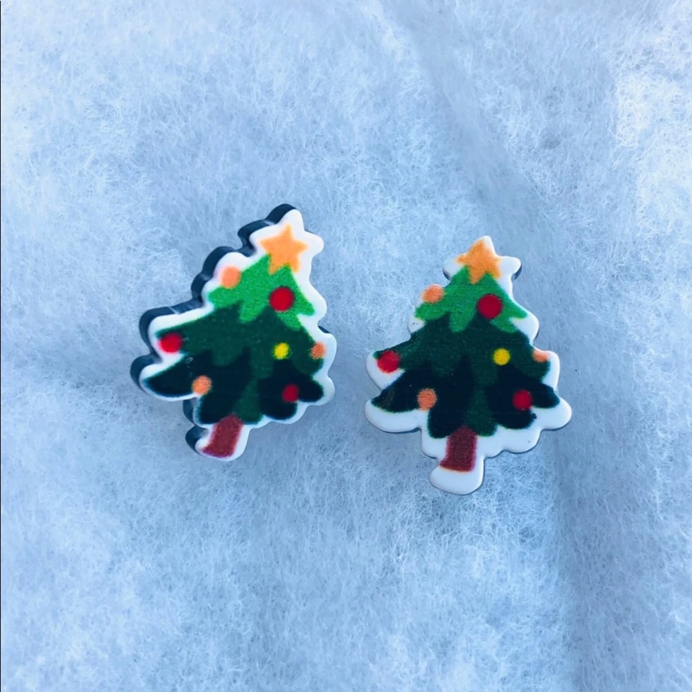 Christmas Tree Stud Earrings